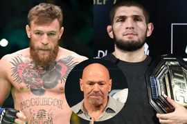 Conor McGregor, Khabib Nurmagomedov, Dana White