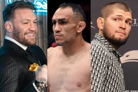 Conor McGregor, Tony Ferguson and Khabib Nurmagomedov