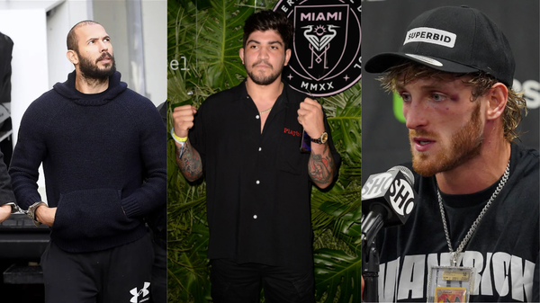 andrew tate, dillon danis ,logan paul