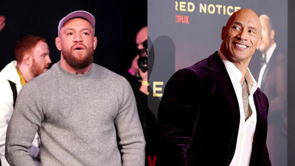 Conor McGregor and Dwayne Johnson