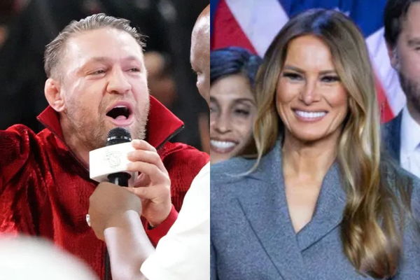 Conor McGregor and Melania Trump