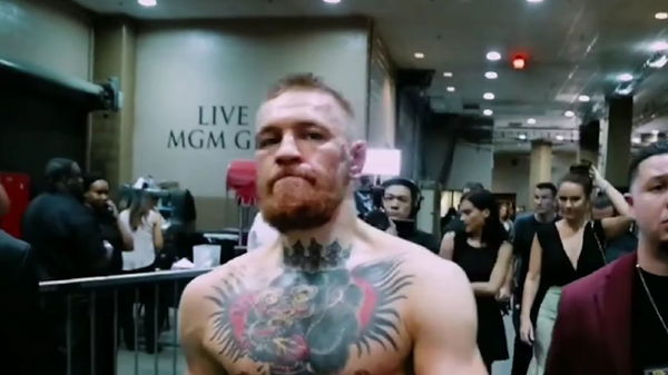 Conor McGregor sad