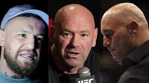 Conor McGregor. Dana White and Joe Rogan