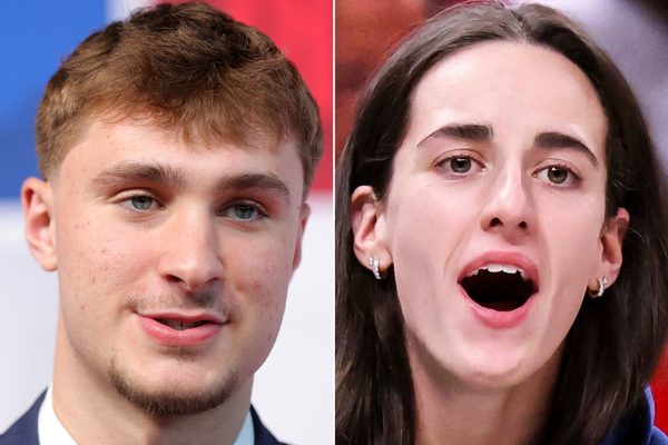Cooper Flagg and Caitlin Clark