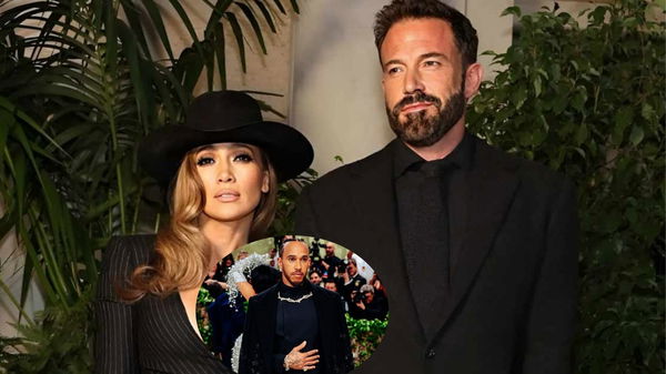 Jennifer Lopez Ben Affleck and Lewis Hamilton