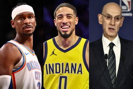 Shai Gilgeous-Alexander, Tyrese Haliburton, Adam Silver