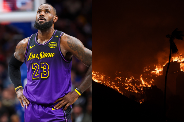 lebron james, wildfires