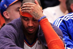 Carmelo Anthony sad