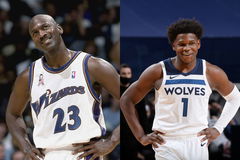 Michael Jordan and Anthony Edwards