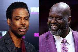 Shaquille O&#8217;Neal and Chris Rock