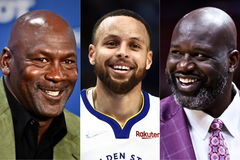 Stephen Curry, Michael Jordan, Shaquille O&#8217;Neal