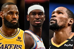 LeBron James, Shai Gilgeous-Alexander, Kevin Durant