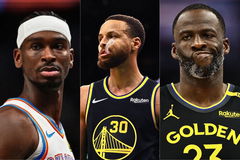 Sai Gilgeous-Alexander, Stephen Curry, Draymond Green