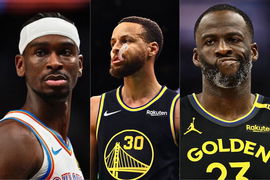 Sai Gilgeous-Alexander, Stephen Curry, Draymond Green