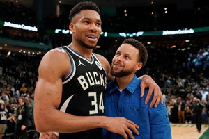 Giannis Antetokounmpo, Stephen Curry