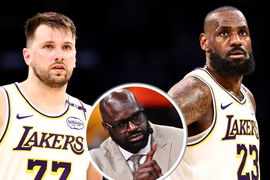 LeBron James, Luka Doncic, Shaquille O&#8217;Neal