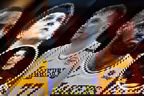 LeBron James, Austin Reaves, JJ Redick, Luka Doncic