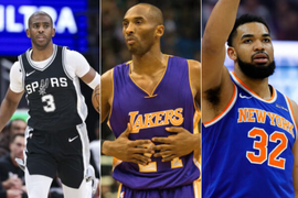 Chris Paul, Kobe Bryant, Karl-Anthony Towns