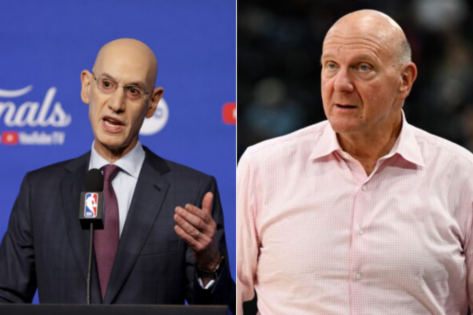 Adam Silver’s Relationship With Steve Ballmer in Spotlight as Clippers Owner Sends Clear Message