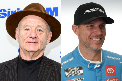 Bill Murray Caught Apologizing to Denny Hamlin on Pit Road for Rejecting Lucrative Offer