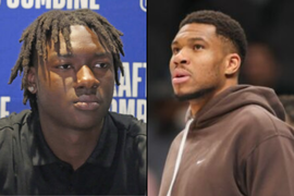 Adou Thiero, Giannis Antetokounmpo