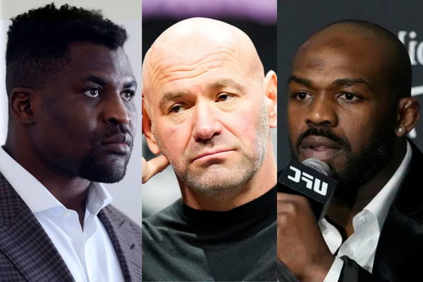 Francis Ngannou; Dana White; Jon Jones