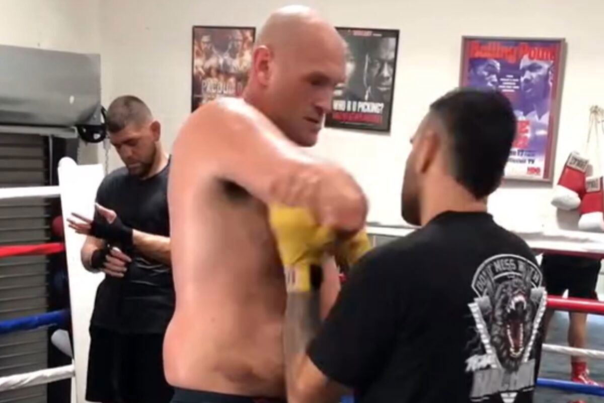 Tyson Fury’s Sparring Footage Brings Focus Back to ‘Missing’ Nick Diaz Months After Location Reveal