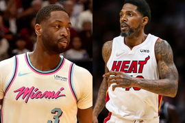 Dwyane Wade and  Udonis Haslem