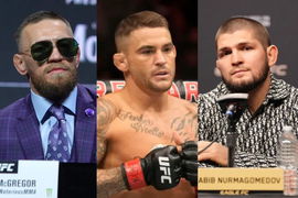 Conor McGregor; Dustin Poirier; Khabib Nurmagomedov
