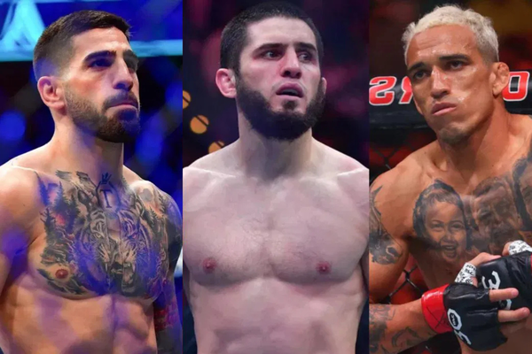 Islam Makhachev; Charles Oliveira; Ilia Topuria