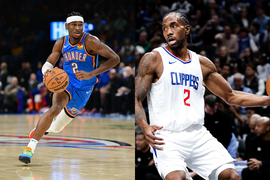 Kawhi Leonard and Shai Gilgeous-Alexander