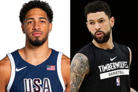 Tyrese Haliburton and Austin Rivers