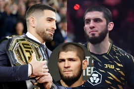 Ilia Topuria; Khabib Nurmagomedov; Islam Makhachev