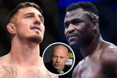 Tom Aspinall, Dana White, Francis Ngannou
