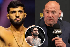 Arman Tsarukyan, Dana White, Ilia Topuria