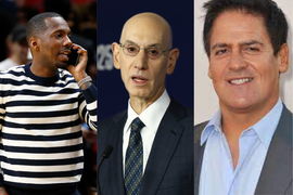 Mark Cuban , Adam Silver,  Rich Paul