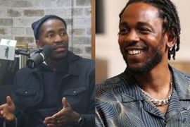 Jamal Crawford and Kendrick Lamar