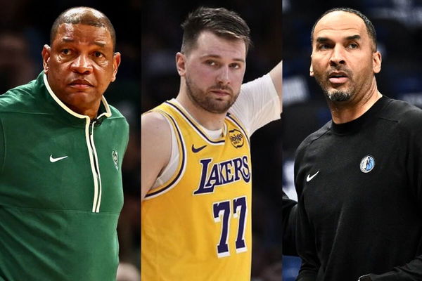 Doc Rivers, Luka Doncic, Nico Harrison