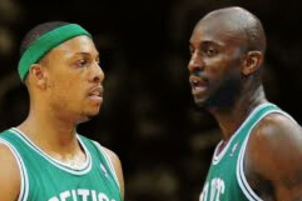 Kevin Garnett and Paul Pierce