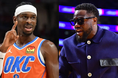 Shai Gilgeous Alexander &#038; Kevin Hart at 2025 NBA All-Star