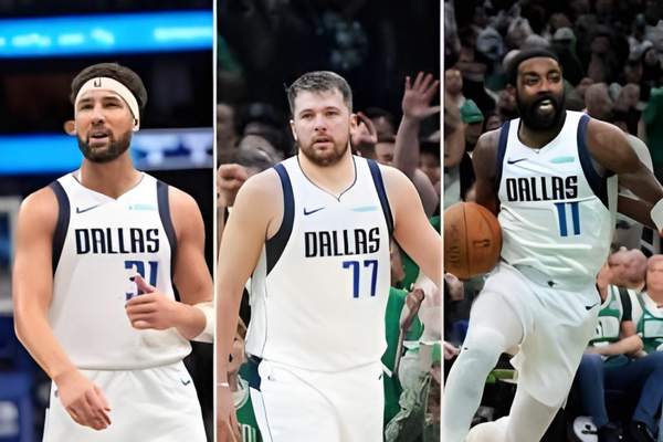 luka doncic kyrie irving klay thompson