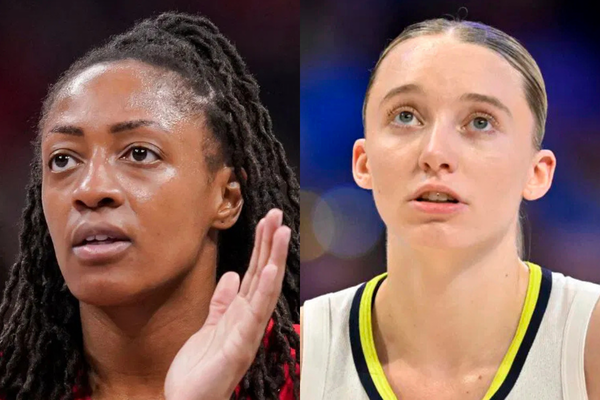 Kelsey Mitchell and Paige Bueckers