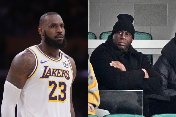 LeBron James and Magic Johnson