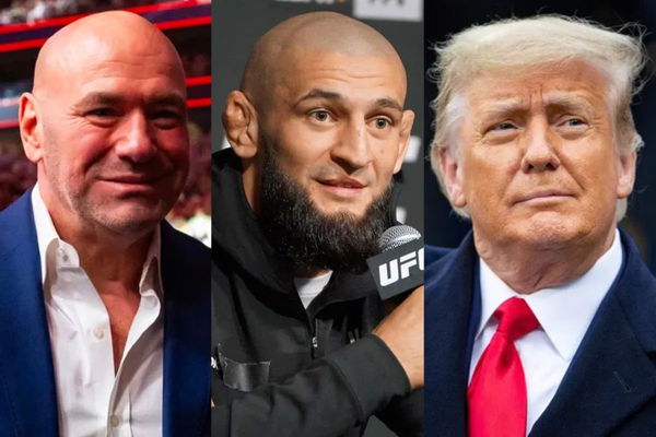 Dana White; Khamzat Chimaev; Donald Trump