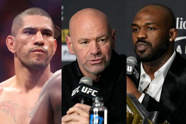 Alex Pereira; Dana White; Jon Jones