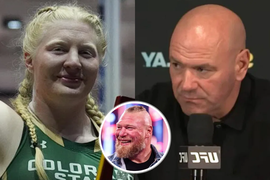 Mya Lesnar, Dana White, Brock Lesnar