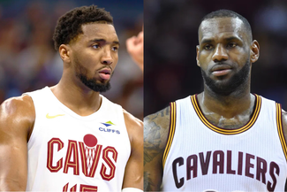 LeBron James and Donovan Mitchell