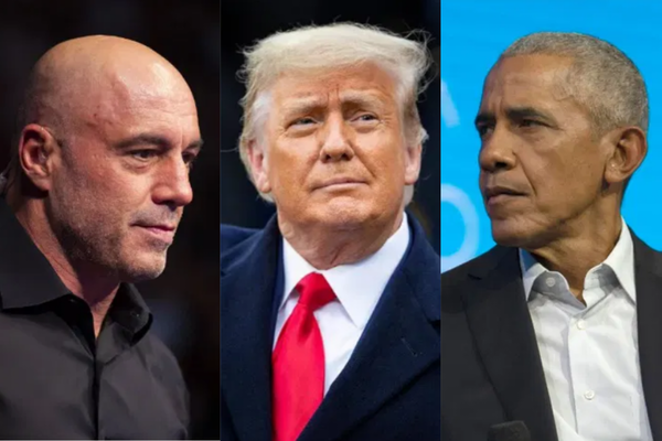 Donald Trump, Joe Rogan, Barack Obama