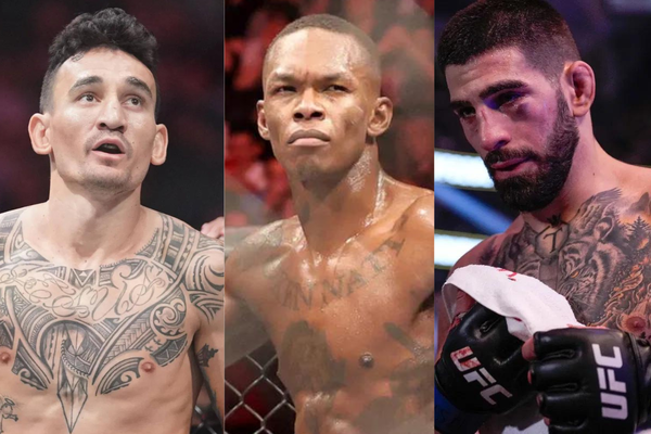 Max Holloway,Israel Adesanya, Ilia Topuria