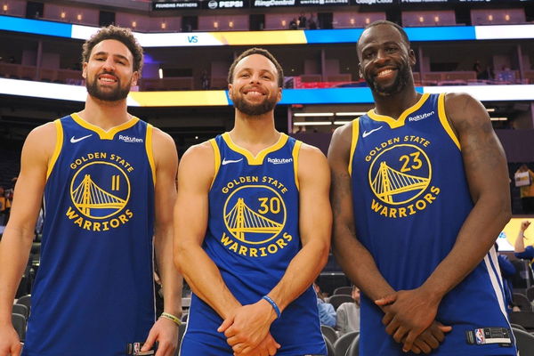 Stephen Curry, Draymond Green, Klay Thompson